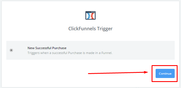 clickfunnels purchase trigger