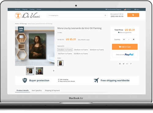 Da Vinci 2.0 for WooCommerce