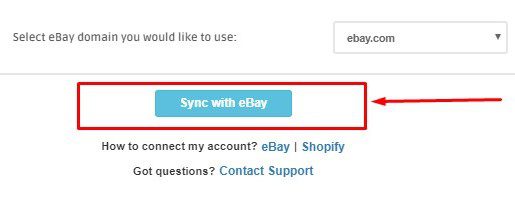 sync with ebay