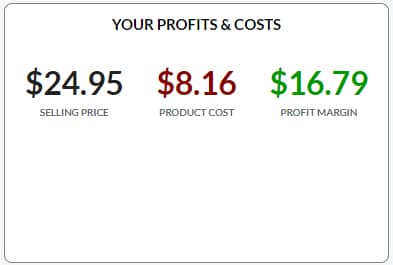 ecomhunt profit and cost indicator