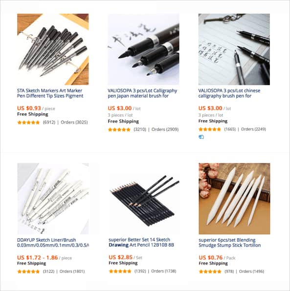 Another turnkey online business idea is also art materials