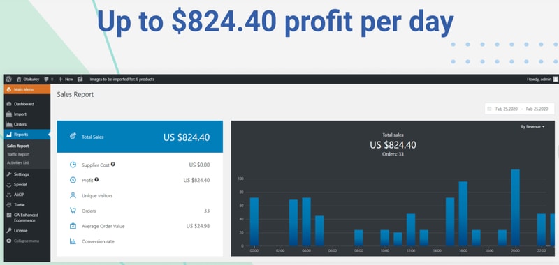 store income screenshot