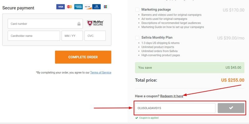 alidropship premium store coupon code