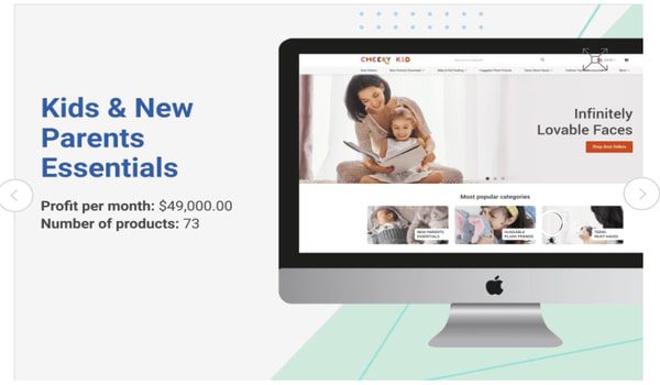 mom and baby dropshipping store