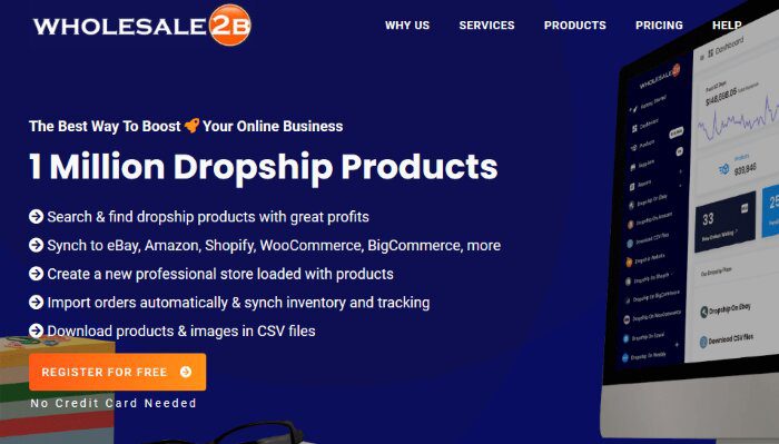 wholesale2b dropshipping suppliers