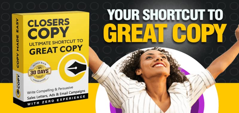 closers copy copywriting generator software