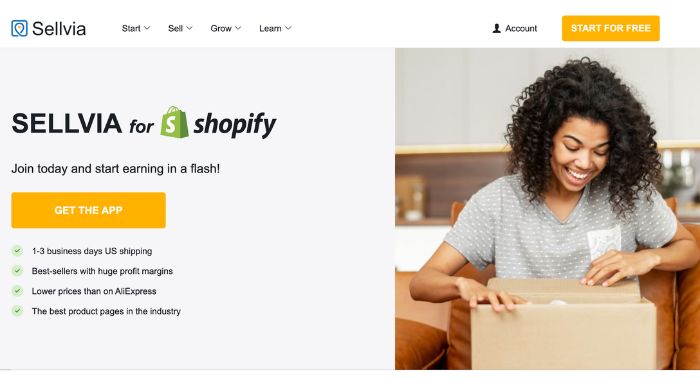 Sellvia US Dropshipping Suppliers for shopify