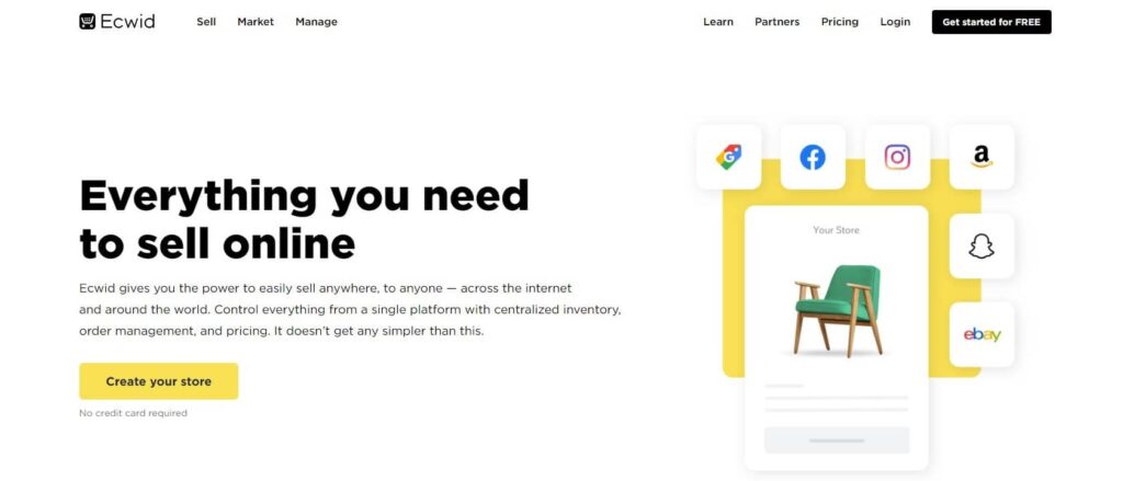 Ecwid Website Builder