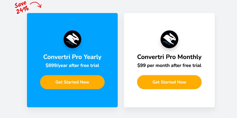 Convertri pricing