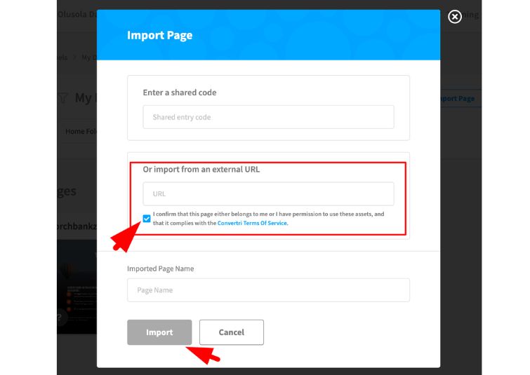 convertri page importer